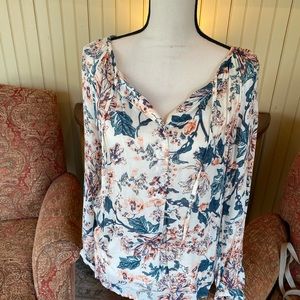 Lightweight pullover blouse by Lucky Brand